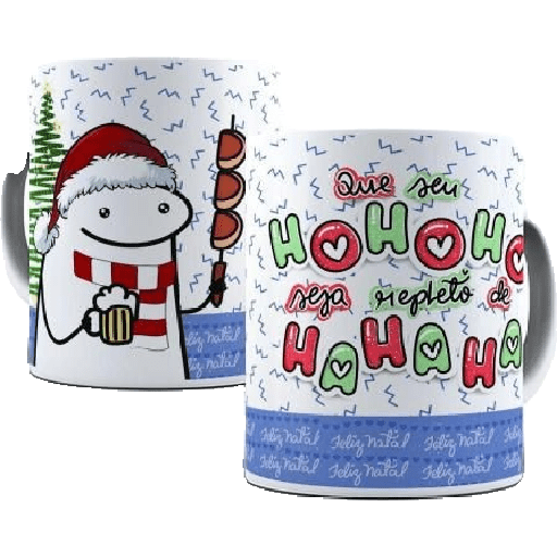 Caneca flork de frases🎅 natal 2