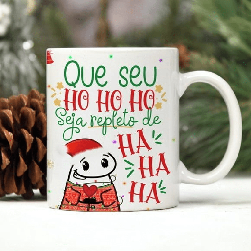Caneca flork de frases🎅 natal 4