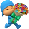 🌹🩵 Pocoyó Ramo de flores🩵🌹 11