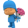 🌹🩵 Pocoyó Ramo de flores🩵🌹 13