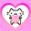 Gato de Dibujos Animados con Corazón