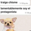 traigo chisme
lamentablemente soy el protagonista