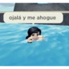 ojalá y me ahogue