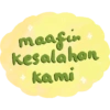maafin kesalahan kami