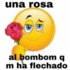 una rosa al bombom q m ha flechado