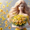 Barbie Flores Amarillas 🌼🌻💅🏻 16