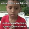 minal aidzin wal faidzin mohon maaf terlanjur nyaman sama kamu