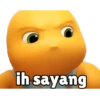 Dino Kuning Nailoong Sticker94 29