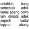 Kata-kata anomali gombal 21