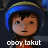 on tele stickerkipop stickermemeindonesia oboy takut