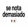 se nota demasiado