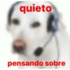 quieto pensando sobre
