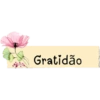 Gratidão Obrigada 23
