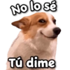 ecisectove Stickers No lo sé Tú dime