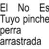El No Es Tuyo pinche perra arrastrada