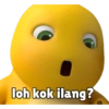Dino Kuning Nailoong Sticker60 6