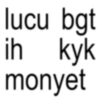 lucu bgt ih kyk monyet