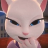 Talking angela reaction 😽 7