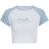 Kaos crop top  12