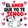 ✨️🌹❣️ Snoopy AMOR ❣️🌹✨️ 6
