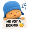 Pocoyó 💙 Mensajito pal chat ❤️ 5