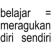 belajar meragukan diri sendiri