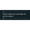 Cupón válido 6