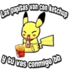 Las papitas van con ketchup Viickyfas M y Gú vas conmigo bb