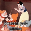 parabéns pelo mínimo