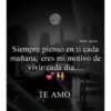 Wilder Aguilar Siempre pienso en ti cada mañana, eres mi motivo de vivir cada día.... TE AMO
