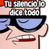 Tu silencio lo dice todo @rose.stickers