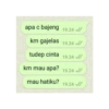 apa c bajeng 19.24 ✓/ km gajelas 19.24 ✓/ tudep cinta km mau apa? 19.24 ✓/ mau hatiku? 19.24 ✓ 19.24 ✓/
