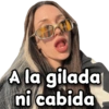 @Giseclovesstickers A la gilada ni cabida WA