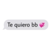 Te quiero bb