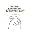 ERES MI RAYITO DE SOL EN MEDIO DEL FRIO @CURSINEA