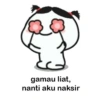 gamau liat, nanti aku naksir