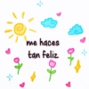me haces tan feliz भू