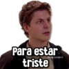 Para estar triste @rose.stickers1
