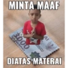 MINTA MAAF AI 000000 DIATAS MATERAI 3000 TIGA RIBU RUPIAH ANN