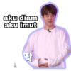 aku diam aku imut 박