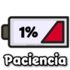 1% @Giseelove Stickers Paciencia