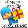 chegou o seu dia PARABÉNS!!!