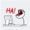 HA!