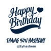 Happy Birthday THANK YOU HASHEM! Otyhashem