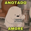 ANOTADO CADERNO DO FODASE AMORE