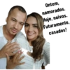 Ontem, namorados. Hoje, noivos. Futuramente, casados!