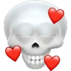 Emoji tengkorak skull 4