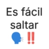 Es fácil saltar