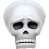 Emoji tengkorak skull 9