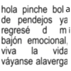 hola pinche bola de pendejos ya regresé d mi bajón emocional, vida viva la váyanse alaverga